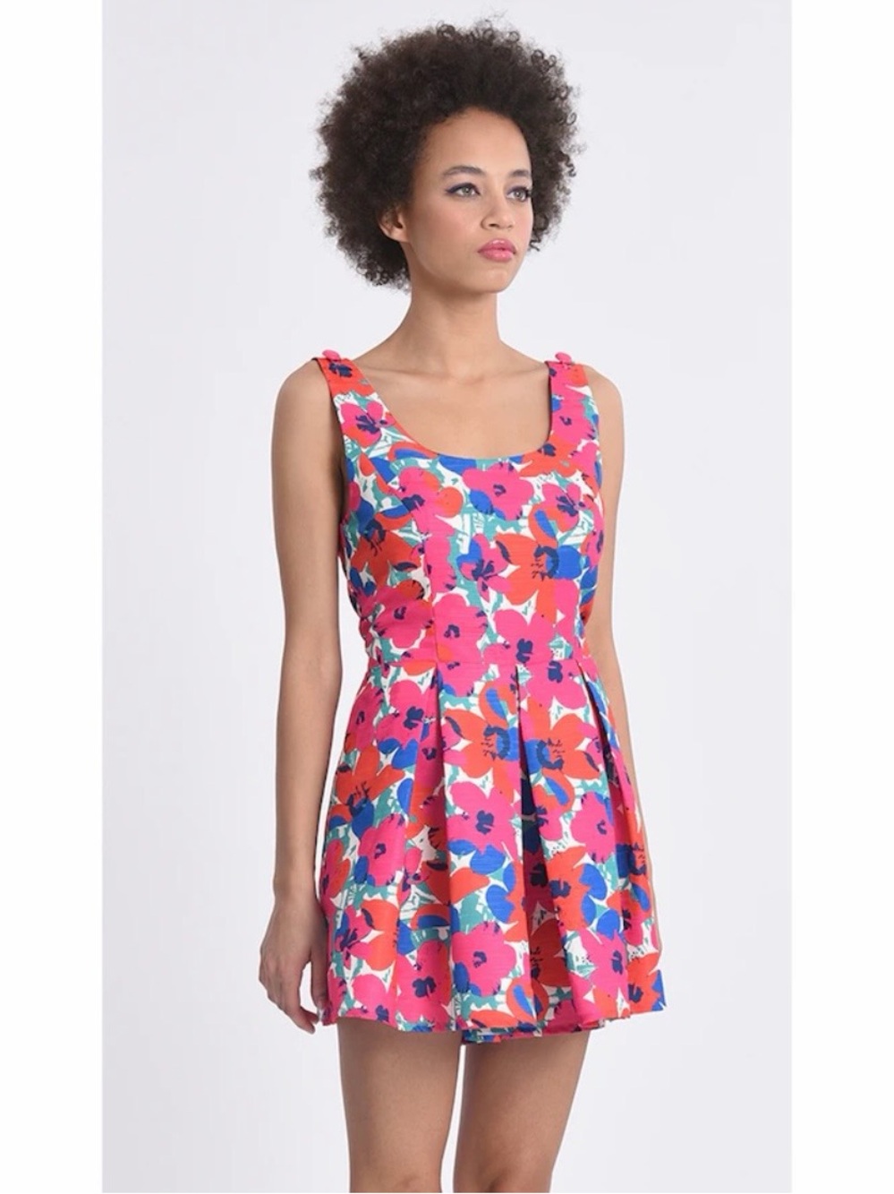 Lili Sidonio pink floral romper